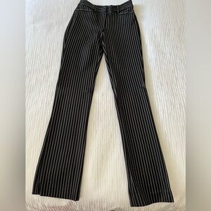 Express Columnist women’s Black and Silver Striped Trousers